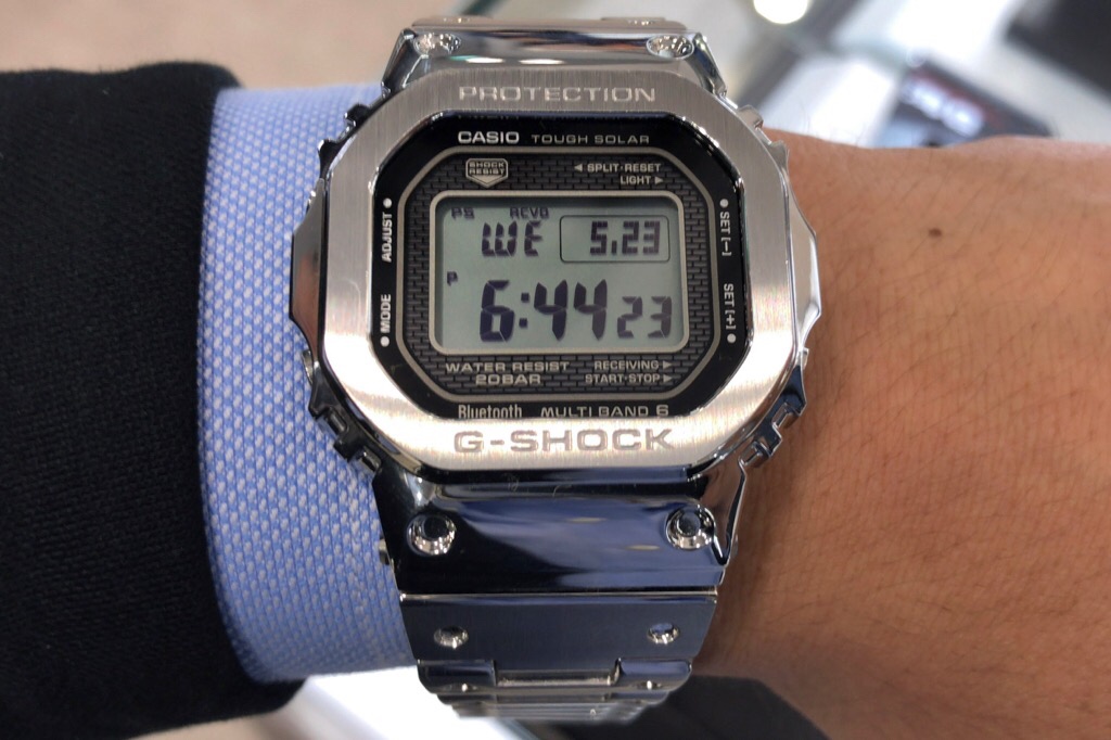 フルメタル G-SHOCK - G-SHOCK GMW-B5000D-1JF フルメタル シルバー 銀